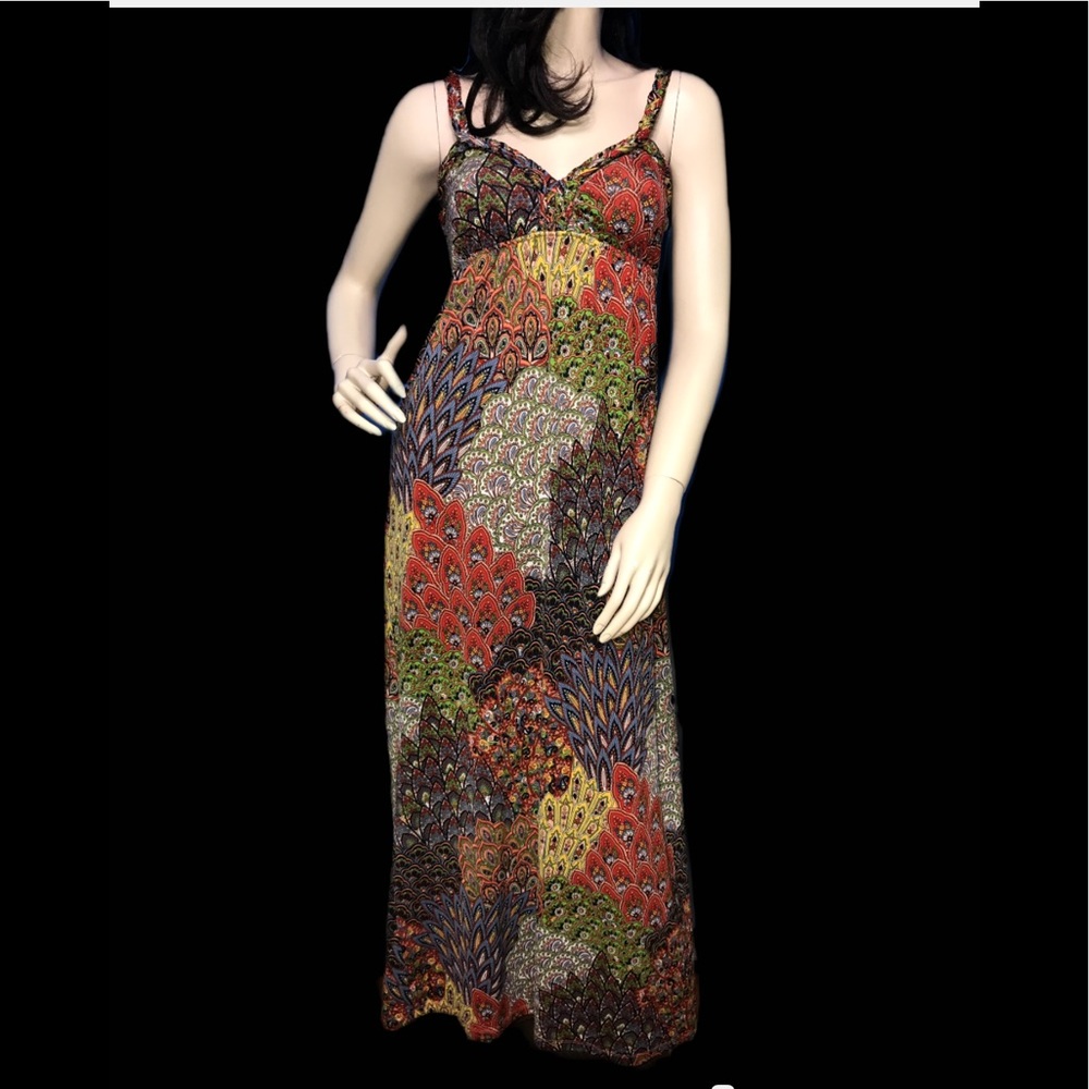 SILVERGATE • Harvest Paisley Maxi Dress/ size (S)